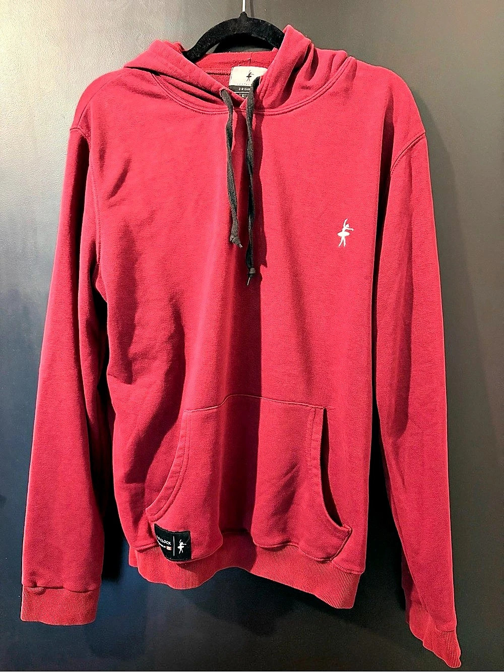 3 O'Clock Confriction 3 O'Clock Red Hoodie Size Large
